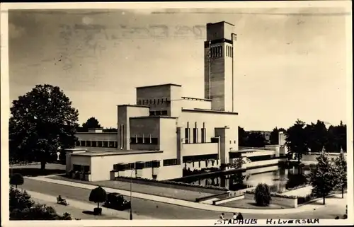 Ak Hilversum Nordholland Niederlande, Stadhuis