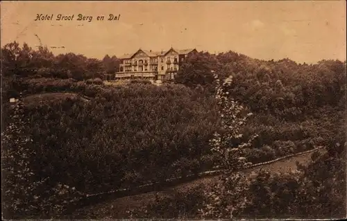 Ak Berg en Dal Gelderland Niederlande, Hotel Groot