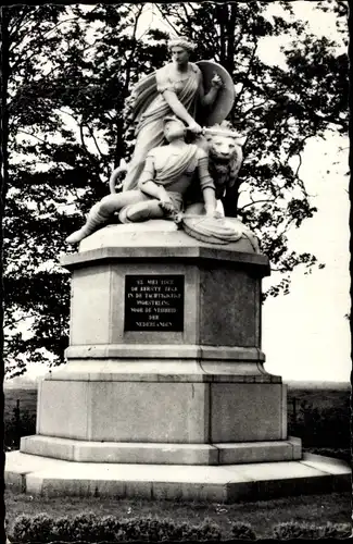 Ak Heiligerlee Oldambt Groningen Niederlande, Standbeld Graaf Adolf