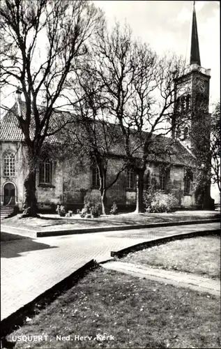 Ak Usquert Groningen, Ned. Herv. Kerk