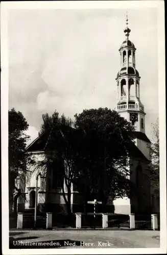 Ak Uithuizermeeden Groningen, Ned. Herv. Kerk