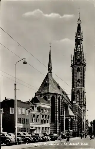 Ak Groningen Niederlande, Rademarkt, St. Joseph Kerk