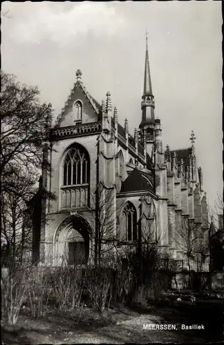 Ak Meerssen Limburg Niederlande, Basiliek, Außenansicht