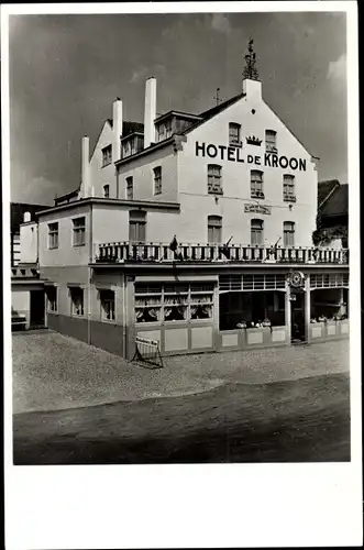 Ak Epen Limburg Niederlande, Hotel de Kroon, Außenansicht