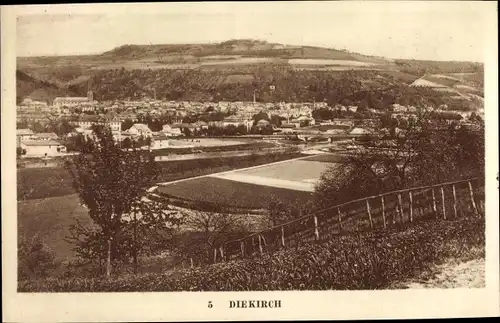 Ak Diekirch Luxemburg, Gesamtansicht
