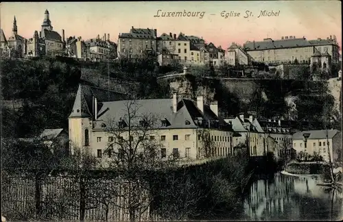 Ak Luxemburg Luxembourg, Eglise St. Michel