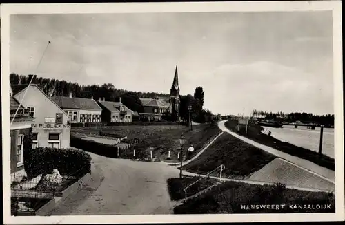 Ak Hansweert Zeeland, Kanaaldijk