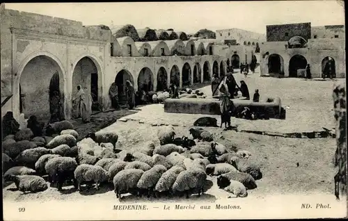 Ak Médenine Tunesien, Le Marché aux Moutons