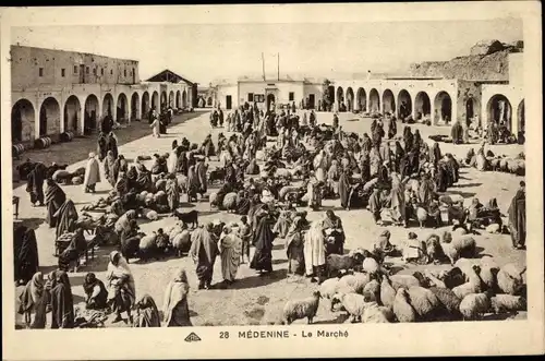Ak Madanīn Medenine Tunesien, Le Marché