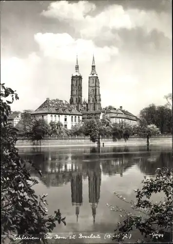 Ak Wrocław Breslau Schlesien, Dom