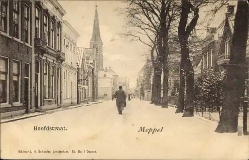Ak Meppel Drenthe Niederlande, Hoofdstraat