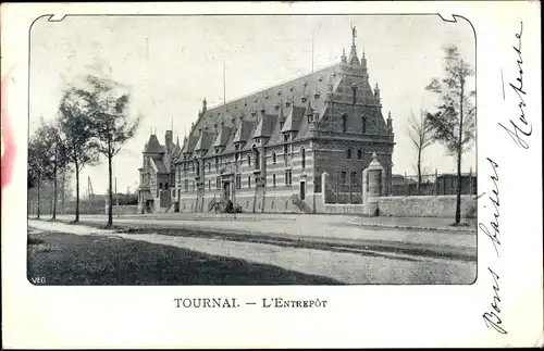 Ak Tournai Wallonien Hennegau, l'Entrepot