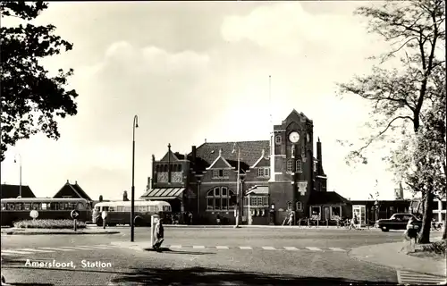 Ak Amersfoort Utrecht Niederlande, Station