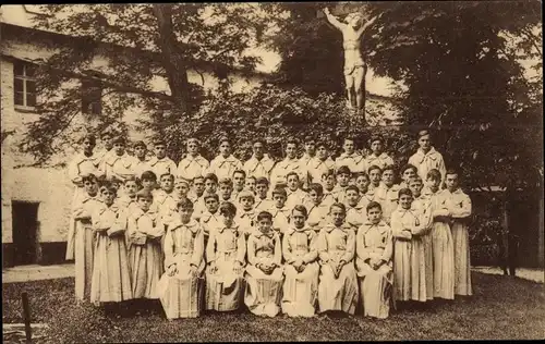 Ak Viry Chatillon Essonne, Ecole Apostolique St. Clement, Les Petits Clercs du Sacre-Coeur