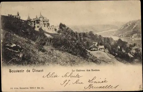 Ak Dinant Wallonien Namur, Le Chateau des Roches