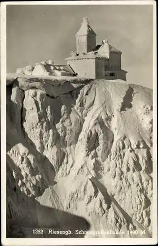 Ak Szklarska Poręba Schreiberhau Schlesien, Schneegrubenbaude, Schronisko nad Śnieżnymi Kotłami