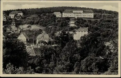 Ak Bad Frankenhausen, Kinderheim am Hausmannsturm und Umgebung