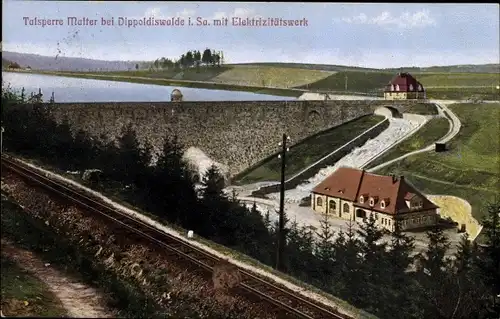 Ak Malter Dippoldiswalde, Talsperre Malter, Elektrizitätswerk