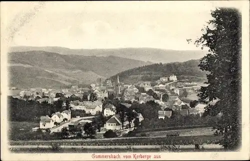 Ak Gummersbach im Oberbergischen Kreis, vom Kerberge aus