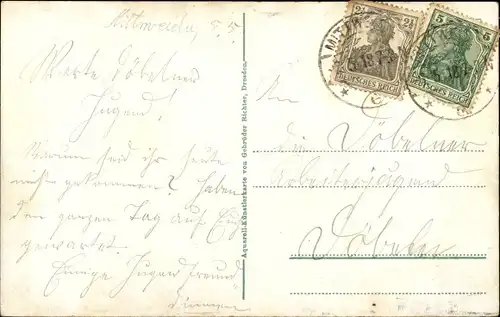 Ak Mittweida in Sachsen, Partie am Technikum