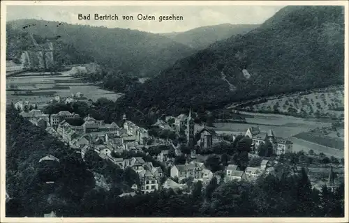 Ak Bad Bertrich an der Mosel Eifel, Ort von Osten gesehen