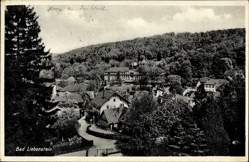 Ak Bad Liebenstein im Thüringer Wald, Teilansicht des Orts