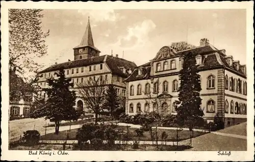 Ak Bad König im Odenwald Hessen, Schloss