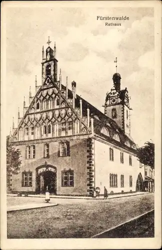 Ak Fürstenwalde an der Spree, Rathaus