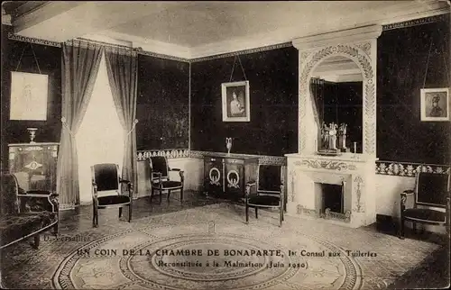 Ak Paris I Louvre, Tuileries, Chambre de Napoleon Bonaparte