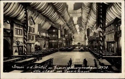 Ak Berlin Mitte, Alte Stadt im Funkhaus, Möbel und Einrichtungsschau 1930