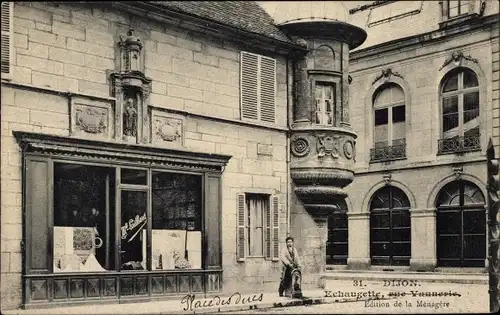 Ak Dijon Côte d'Or, Echaugette, Rue de la Vannerie