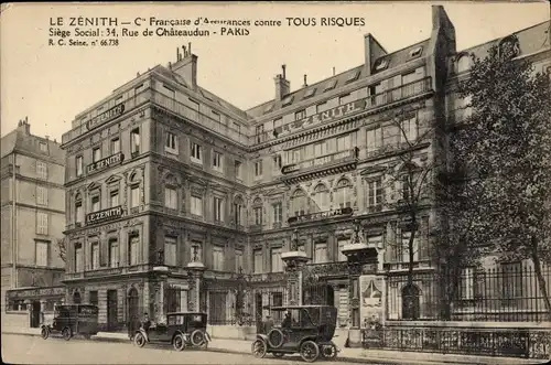 Ak Paris XIX, Le Zénith, Rue de Chateaudun