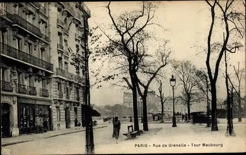 Ak Paris XV, Rue de Grenelle, Tour Maubourg