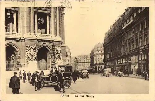 Ak Paris IX, La Rue Halevy