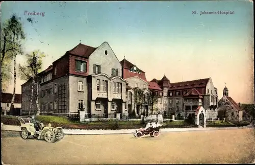 Ak Freiberg im Kreis Mittelsachsen, St. Johannishospital