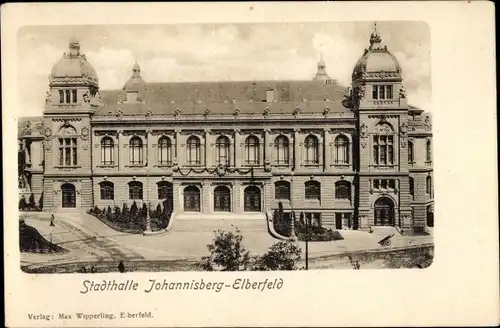 Ak Elberfeld Wuppertal, Stadthalle Johannisberg