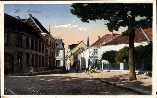 Ak Issum am Niederrhein, Marktpartie, Straße, Kinder