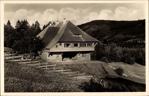 Ak Titisee Neustadt Schwarzwald, Franz Xaver Schwarz-Jugendherberge am Titisee