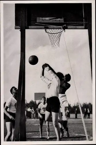 Sammelbild Olympia 1936, Basketballspiel