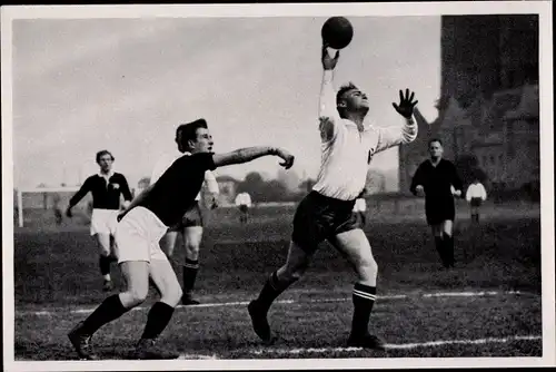 Sammelbild Olympia 1936, Dt. Handballmeisterschaft, Berliner Sportverein, 1. Spandauer Handballklub