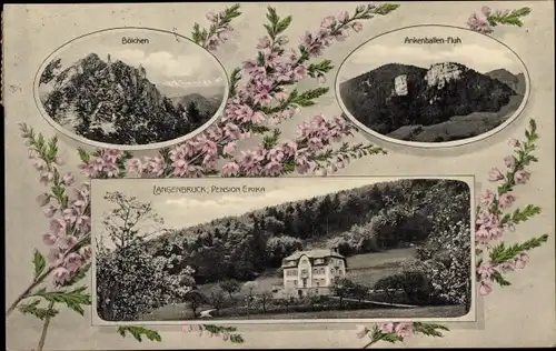 Ak Langenbruck Kanton Basel Land, Pension Erika, Berge
