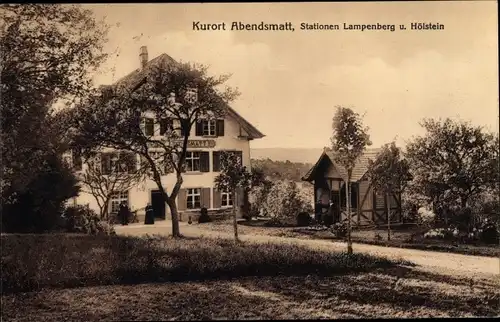 Ak Lampenberg Kanton Basel Land, Kurort Abendsmatt