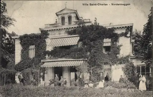 Ak Vorder Meggen Kt. Luzern Schweiz, Villa Saint Charles