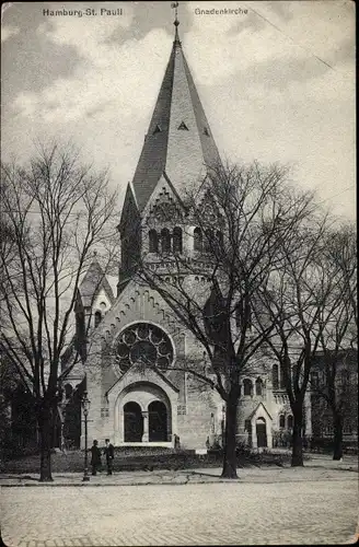 Ak Hamburg Mitte St. Pauli, Gnadenkirche