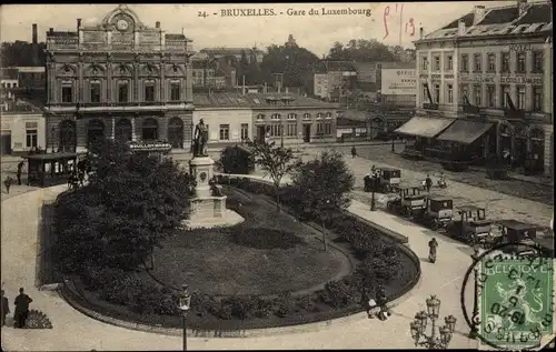 Ak Bruxelles Brüssel, Gare du Luxembourg