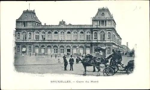 Ak Bruxelles Brüssel, Gare du Nord