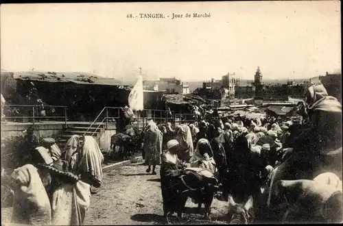 Ak Tanger Marokko, Jour de Marche