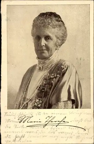 Ak Marie Therese von Österreich-Este, Königin von Bayern, Portrait