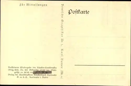 Künstler Ak Bauer, Karl, Schriftsteller Johann Wolfgang von Goethe, 30jährig