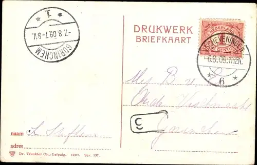 Ak Scheveningen Den Haag Südholland, Strandgezicht